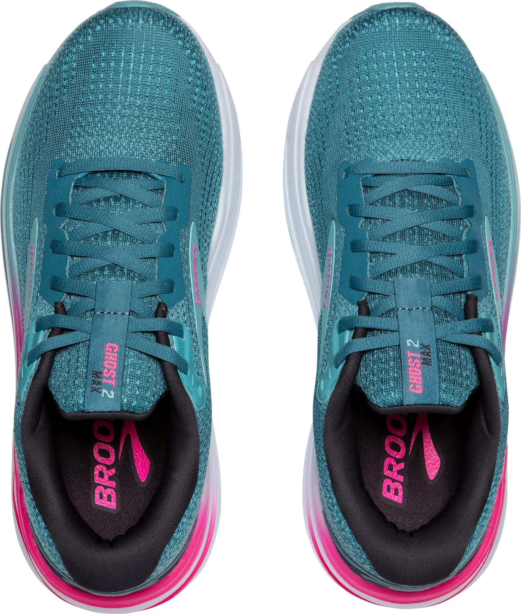 Brooks Ghost Max 2 Womens Running Shoes - Blue Impact Cushioning