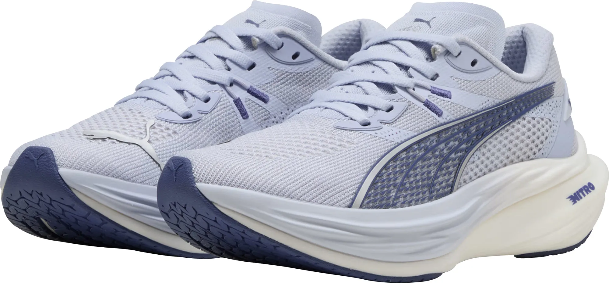 diabetic shoes Puma Deviate Nitro 3 Womens Running Shoes - Blue