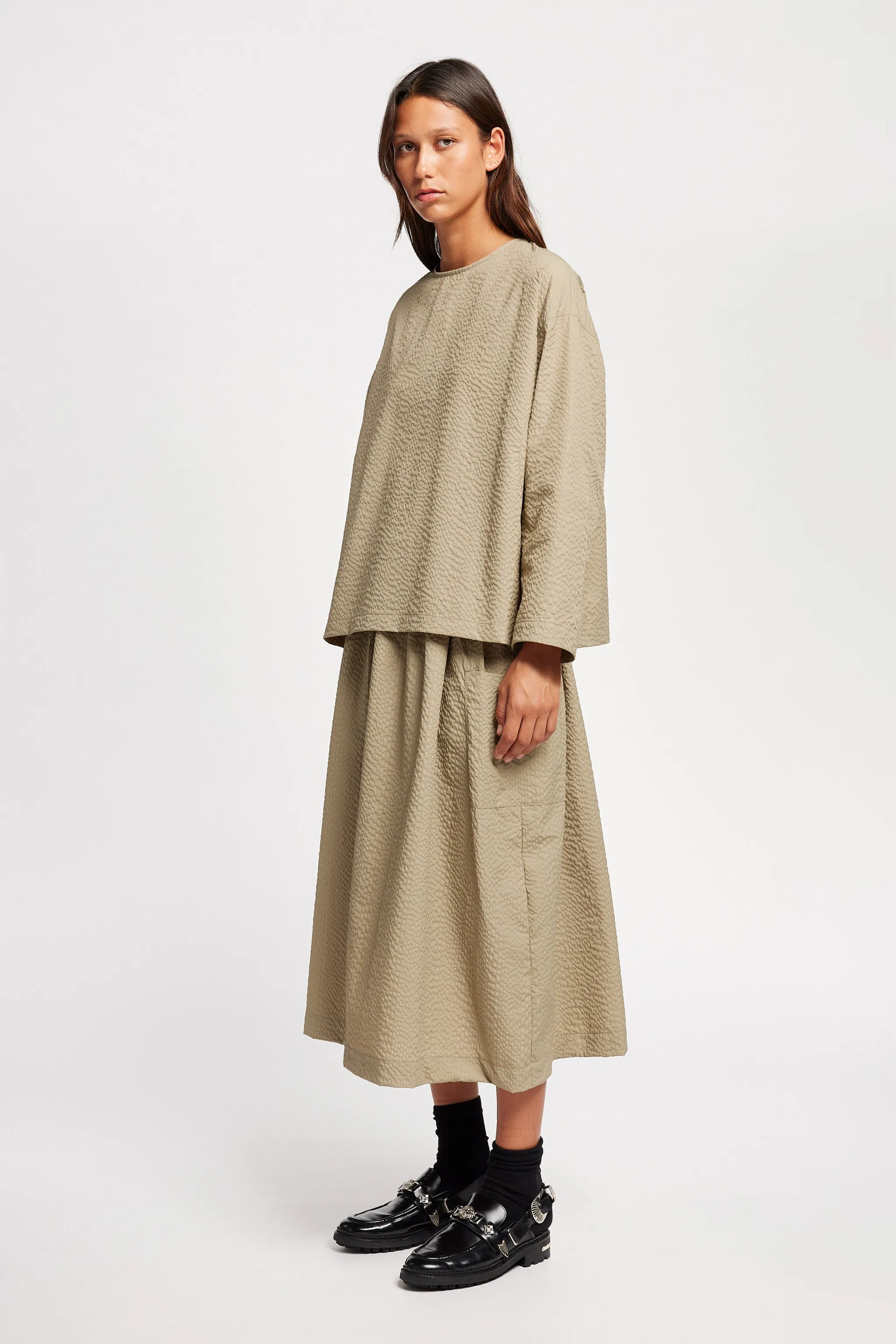 Cozy Finish Minor Skirt Stone