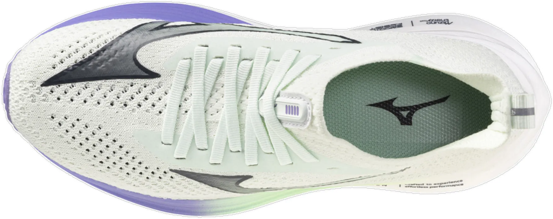 Mizuno Neo Zen Womens Running Shoes - Green Tensile Web Structure Dynamic Ankle Support