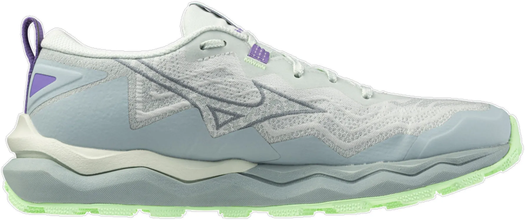 Mizuno Wave Daichi 9 Womens Trail Running Shoes - White Shock Zone runner