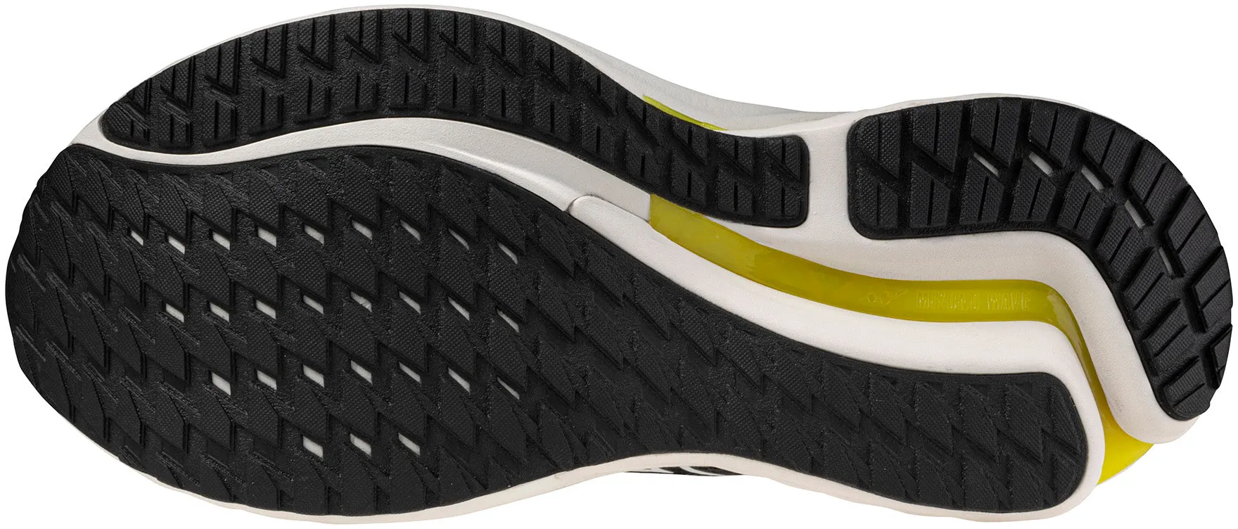 Variable Density Foam Mizuno Wave Inspire 21 WIDE FIT (D) Womens Running Shoes - Black