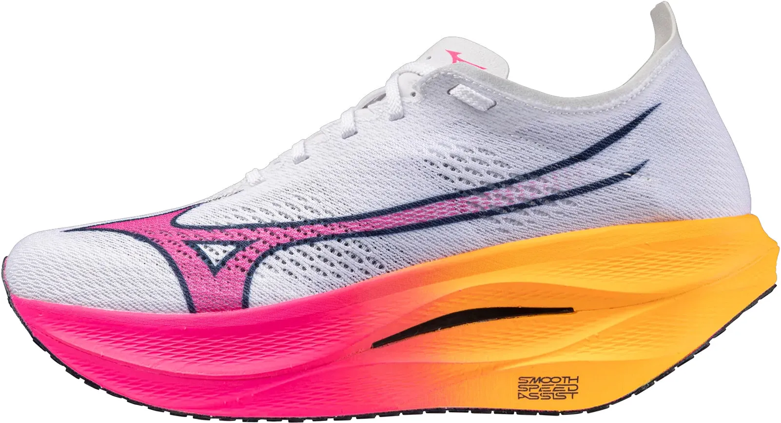 Mizuno Wave Rebellion Pro 3 Running Shoes - White Agility Performance easy - to - clean running shoes