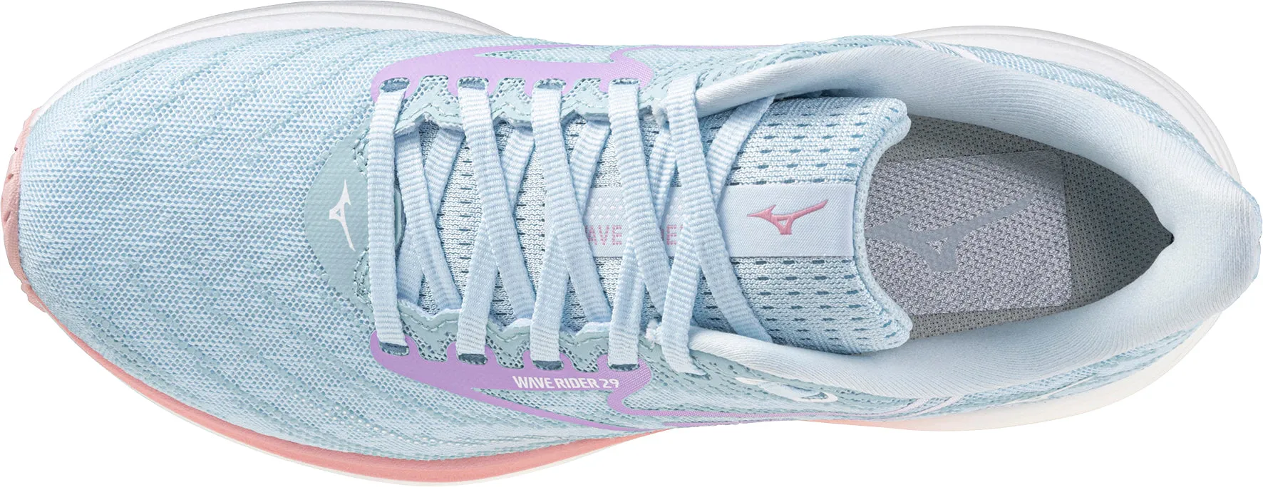 Urban Workout religious - event running gear Mizuno Wave Rider 29 Womens Running Shoes - Blue