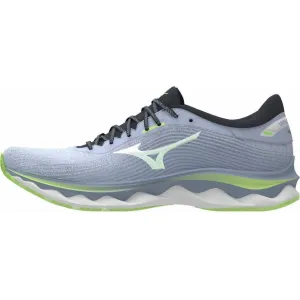Mizuno Wave Sky 5 Womens Running Shoes - Blue running with a lace - up closure