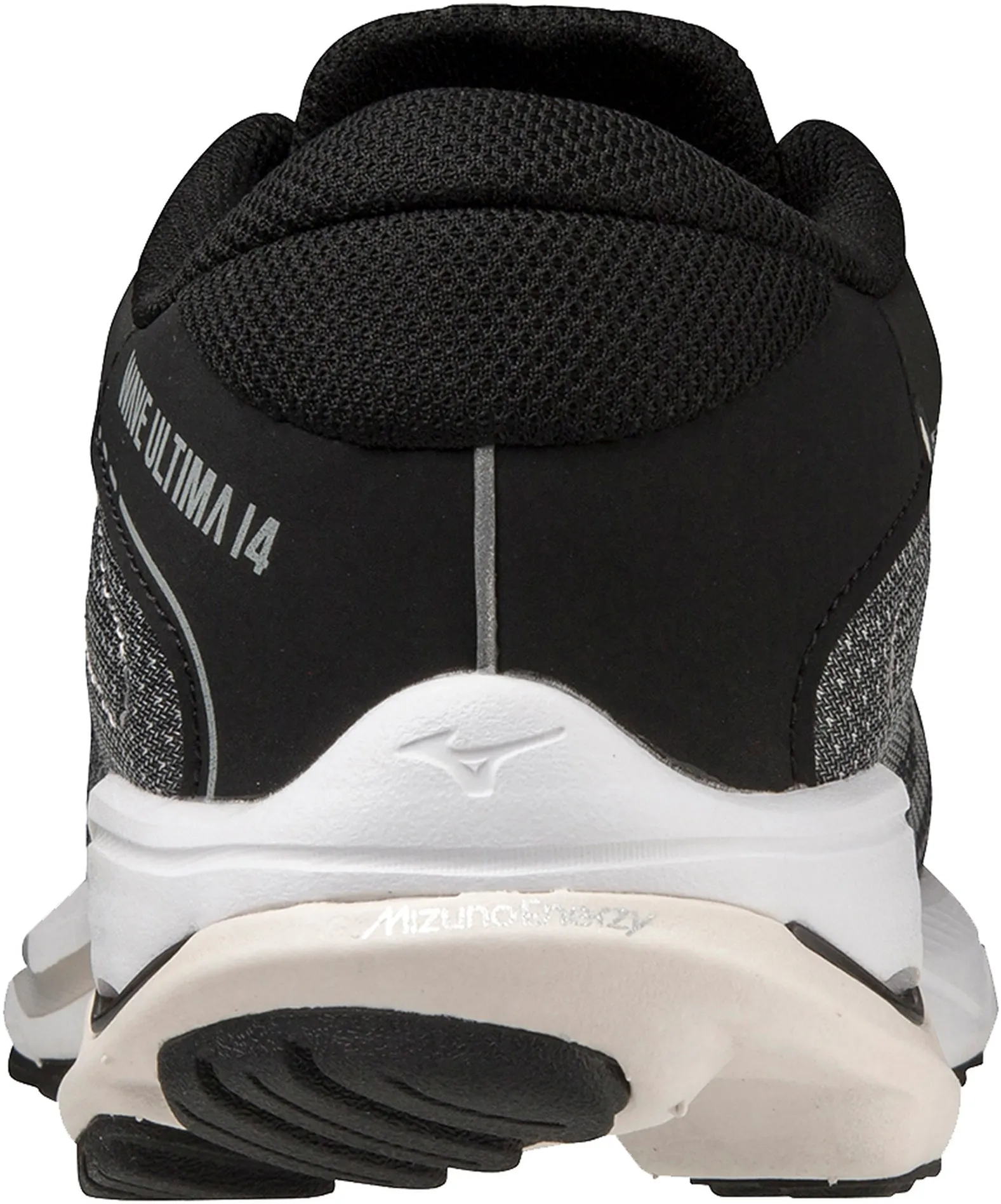 Elastic Lace System High Elasticity Mizuno Wave Ultima 14 Womens Running Shoes - Black