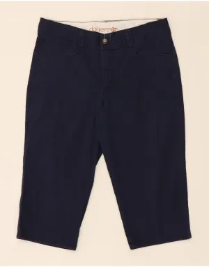 Long Sleeve DOCKERS Womens Casual Shorts US 6 Medium W30 Navy Blue Cotton