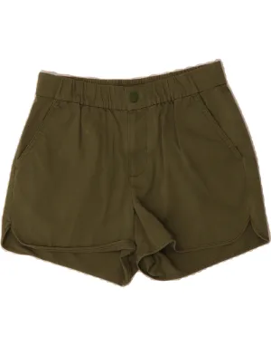 Street Style Durable Buttons J. CREW Womens Chino Shorts XS W28 Green Cotton