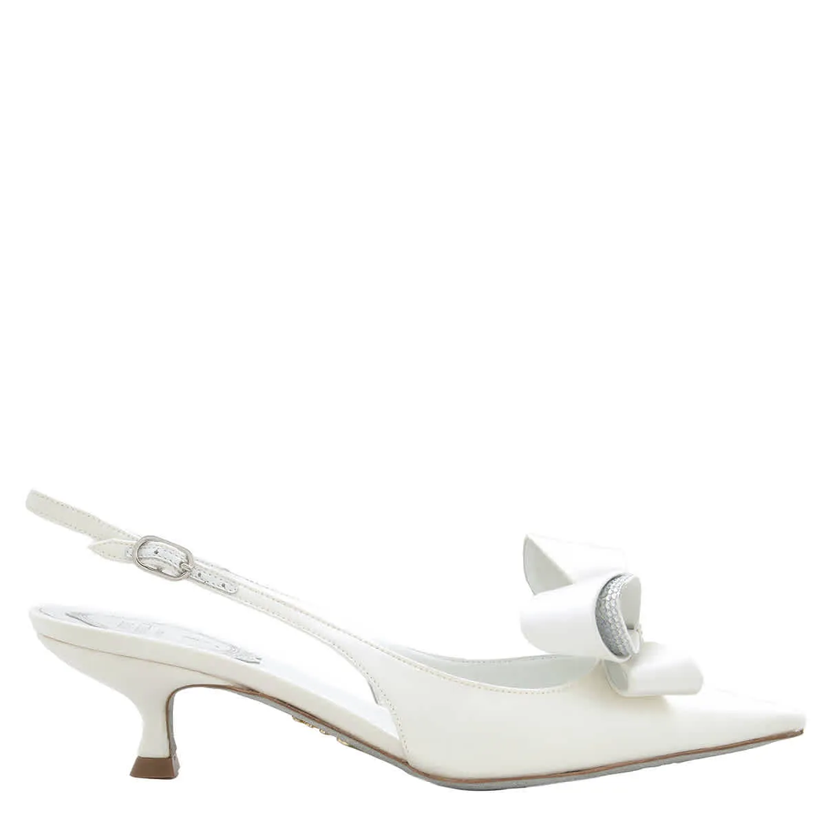 Rene Caovilla Jeweled Arabella 50 SlingBack Pumps Designer Wedding Shoes Fashion Look