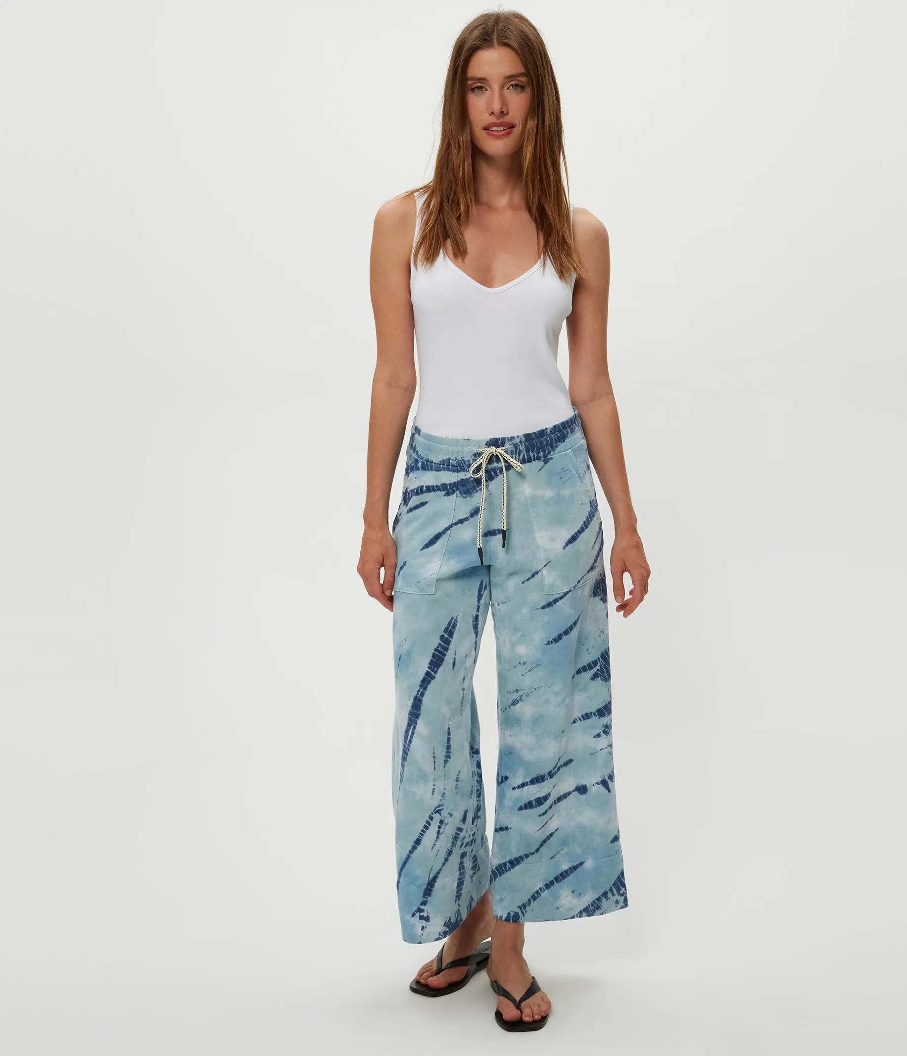 Zipper Free Design Sadie Double Dye Pant