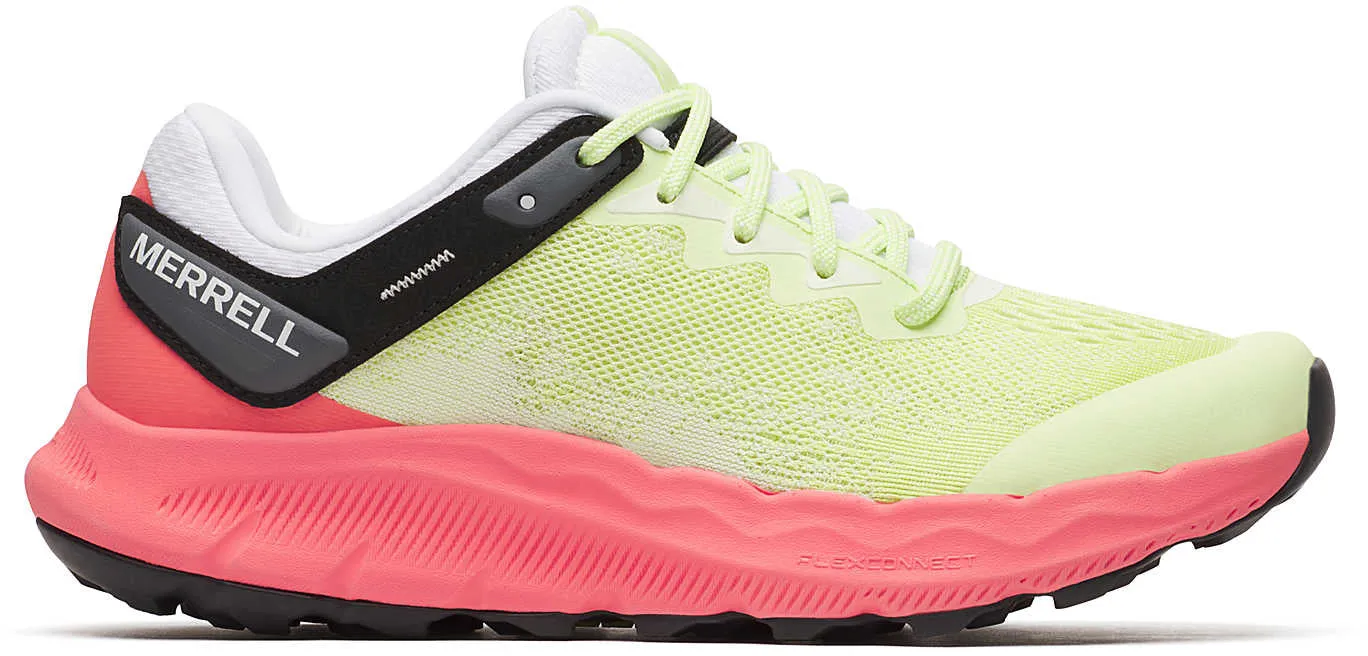 Merrell Antora 4 Womens Trail Running Shoes - Yellow Boost Pressure Relief Footbed