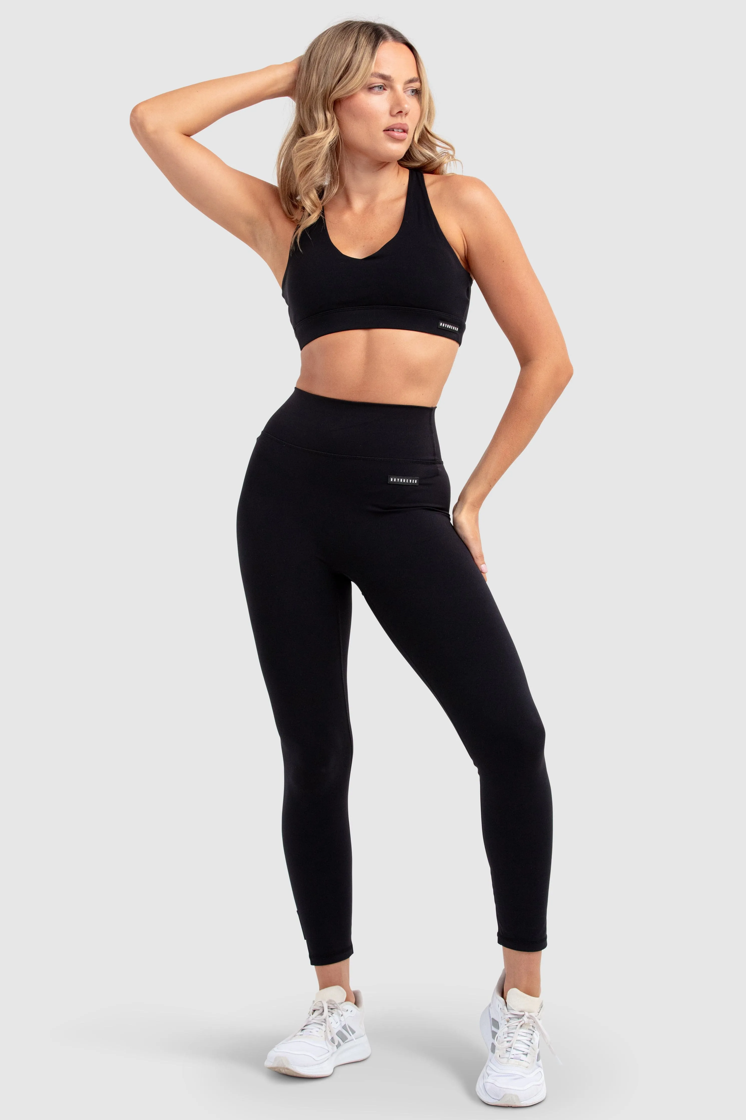 MotionSoft Leggings - Black Breathable Fit Design Non Irritating Seams