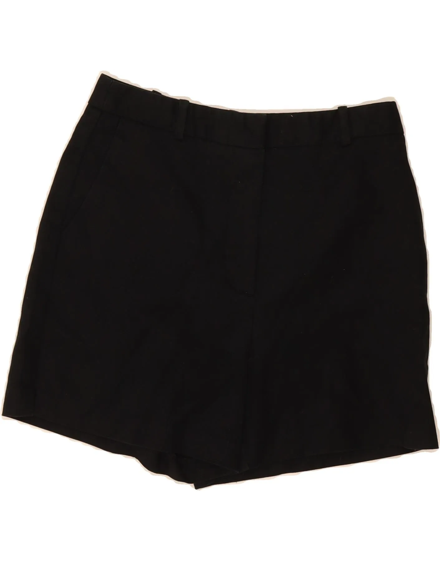 Preppy Vibe ZARA Womens Chino Shorts Small W26 Black Cotton