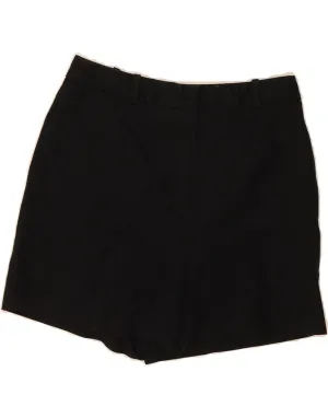 Preppy Vibe ZARA Womens Chino Shorts Small W26 Black Cotton