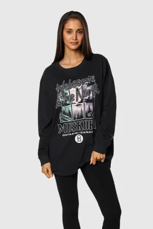 Muskoka Oversized Long Sleeve Teenager fashion Chic Wearable