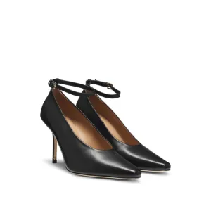 Classic Pumps Nappa-leather pumps with ankle strap