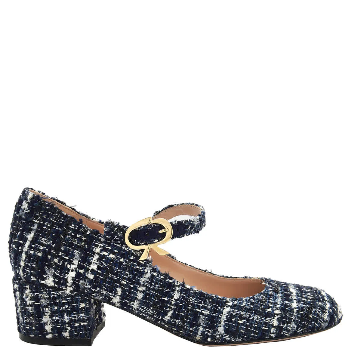 Comfortable Pumps Gianvito Rossi Mary Ribbon Block Heel Pumps