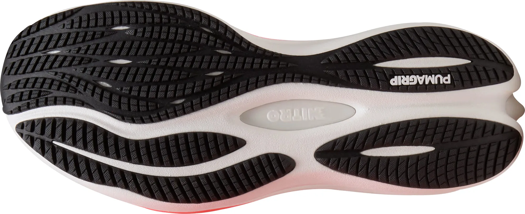 Elastic Gaiter Integration stylish sports shoes Puma Velocity Nitro 3 Womens Running Shoes - Red