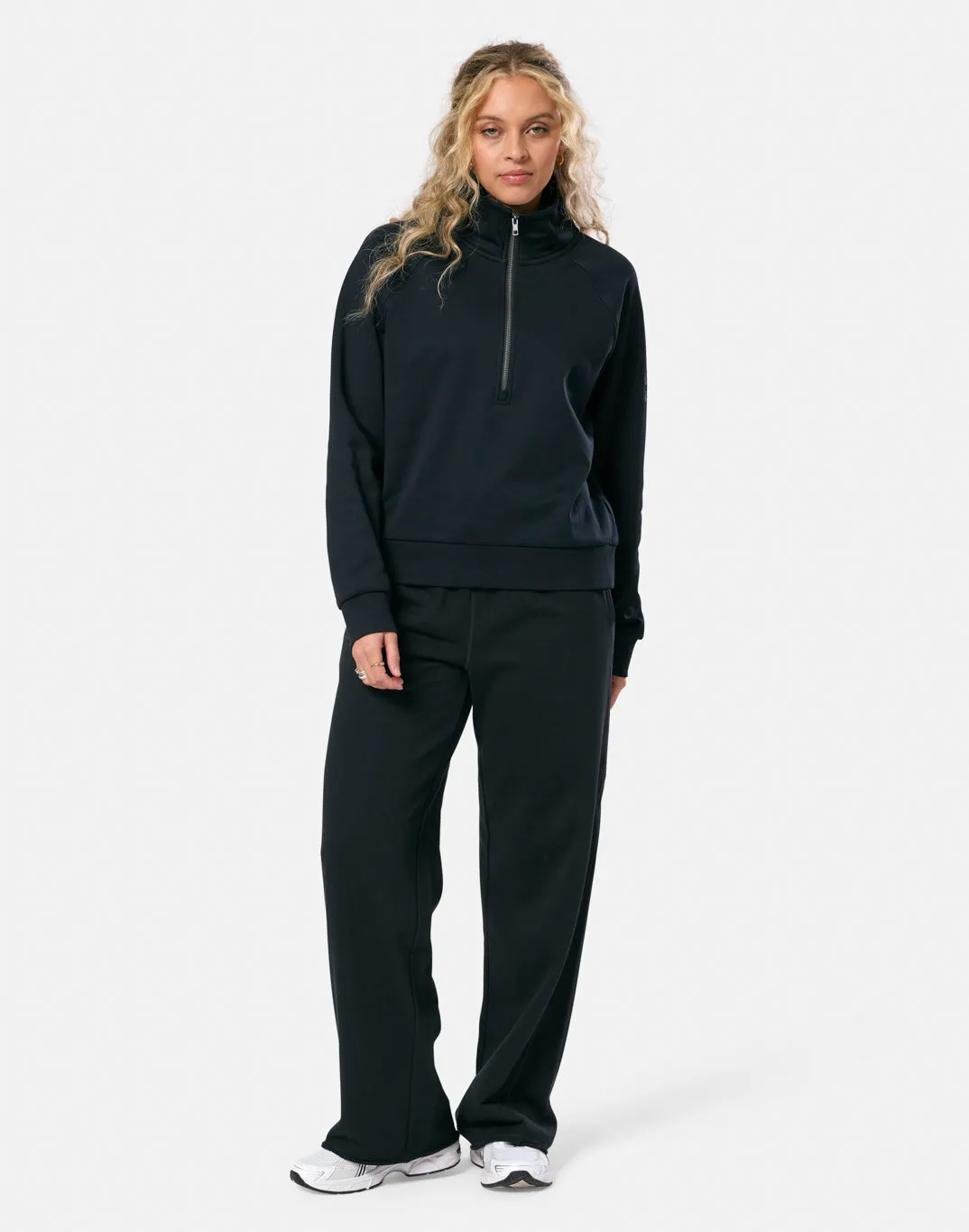 Clubhouse Quarter Zip in Black product personalization creativity product warranty