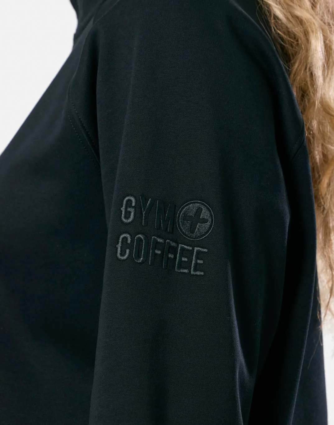 pattern trend quick-drying Clubhouse Quarter Zip in Black