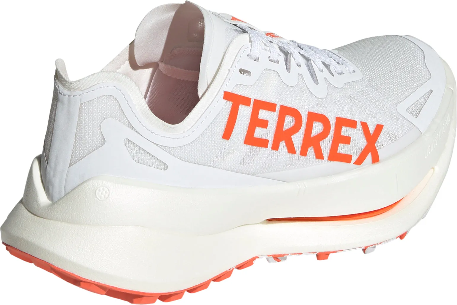 adidas Terrex Agravic Speed Ultra Womens Trail Running Shoes - White vamp