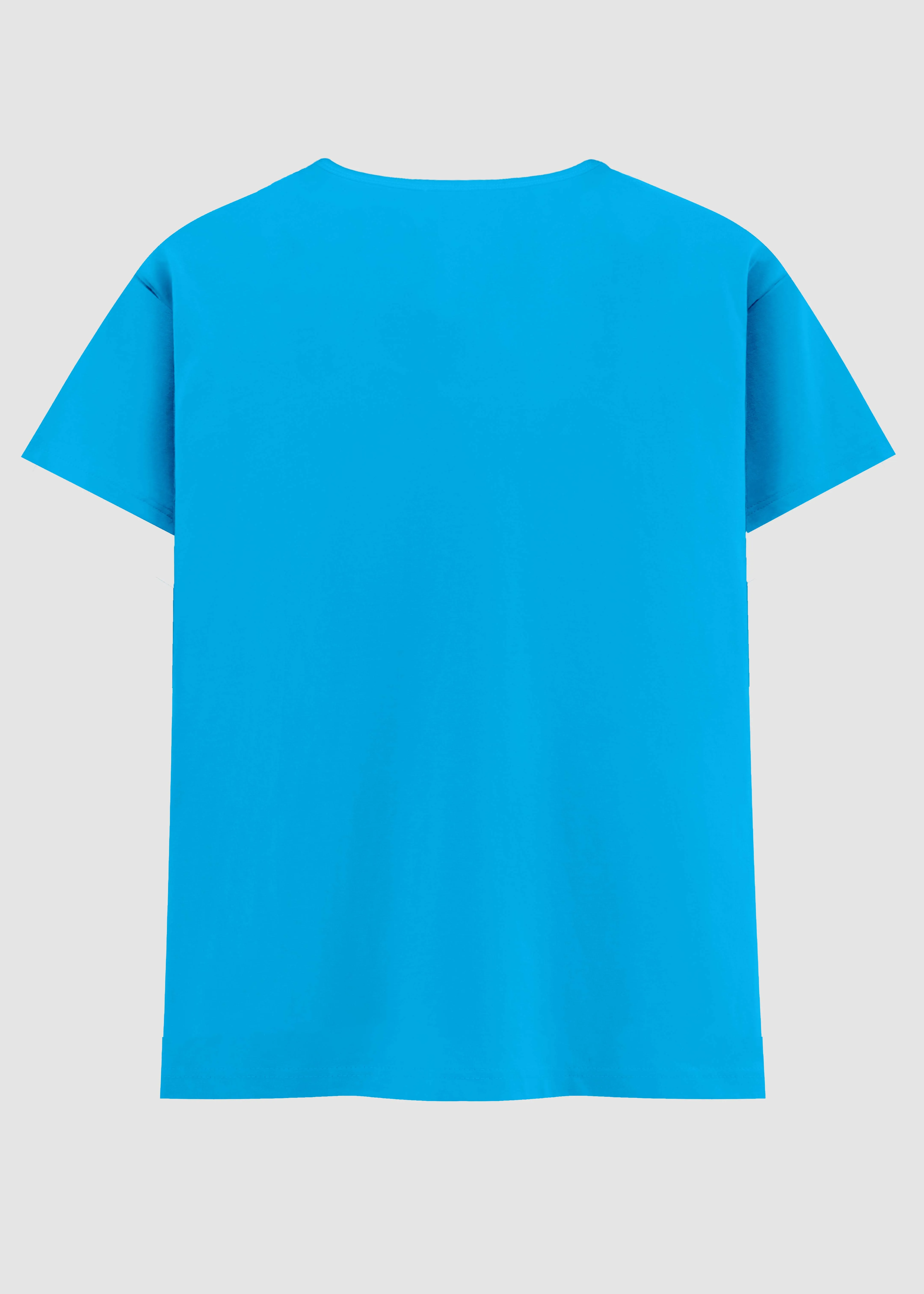 Gym clothing casual top New Sky Blue Women's Classic T-Shirt | FC21
