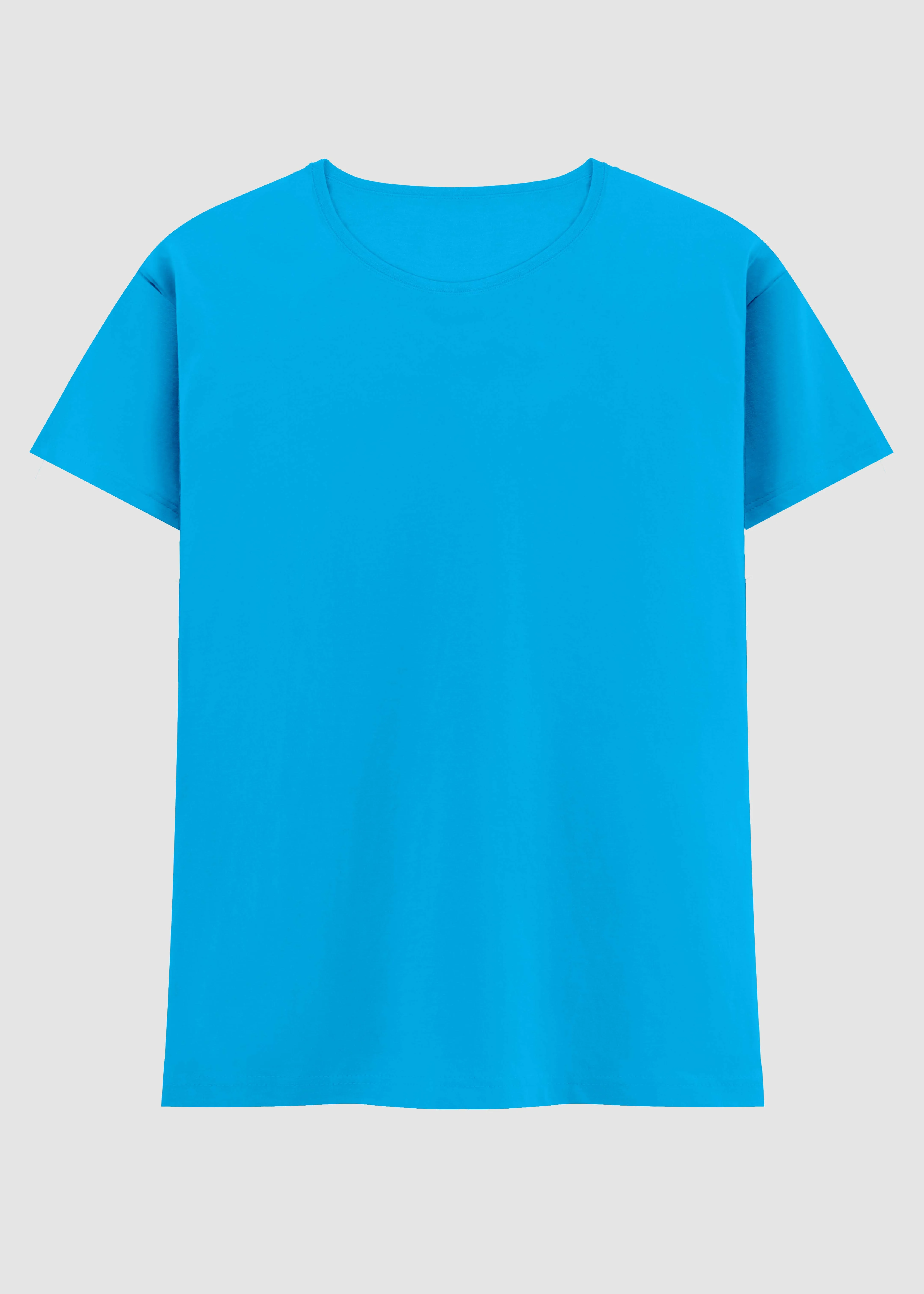 New Sky Blue Women's Classic T-Shirt | FC21 Chilly Style MultipurposeUse