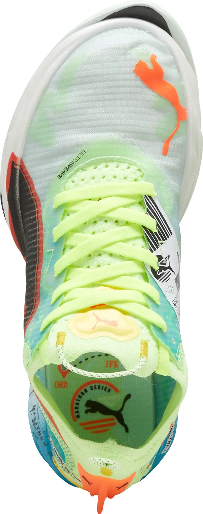 Puma Fast-R Nitro Elite 2 Womens Running Shoes - Green Ergonomic foot shape
