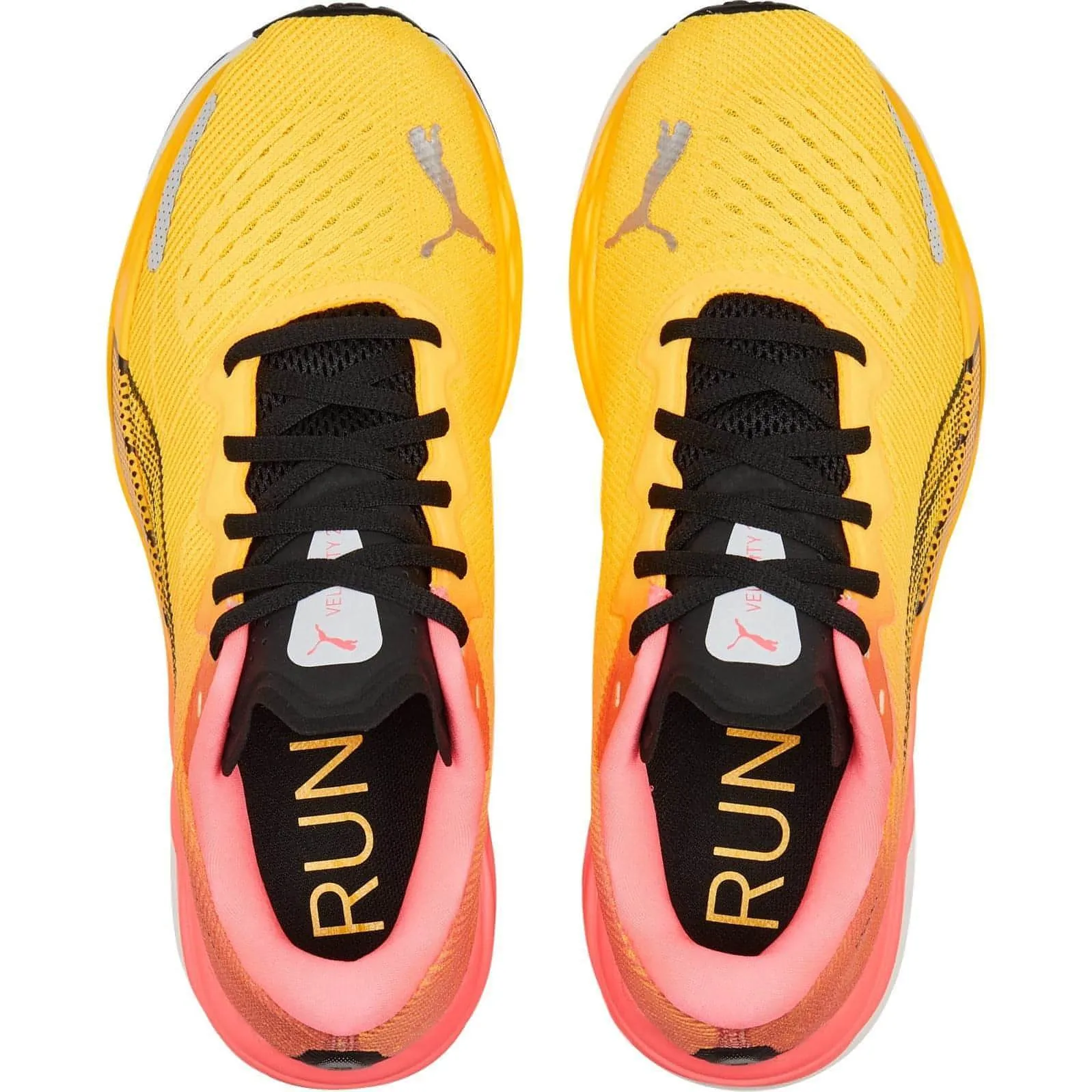 Oversized Cushioning Puma Velocity Nitro 2 Womens Running Shoes - Orange