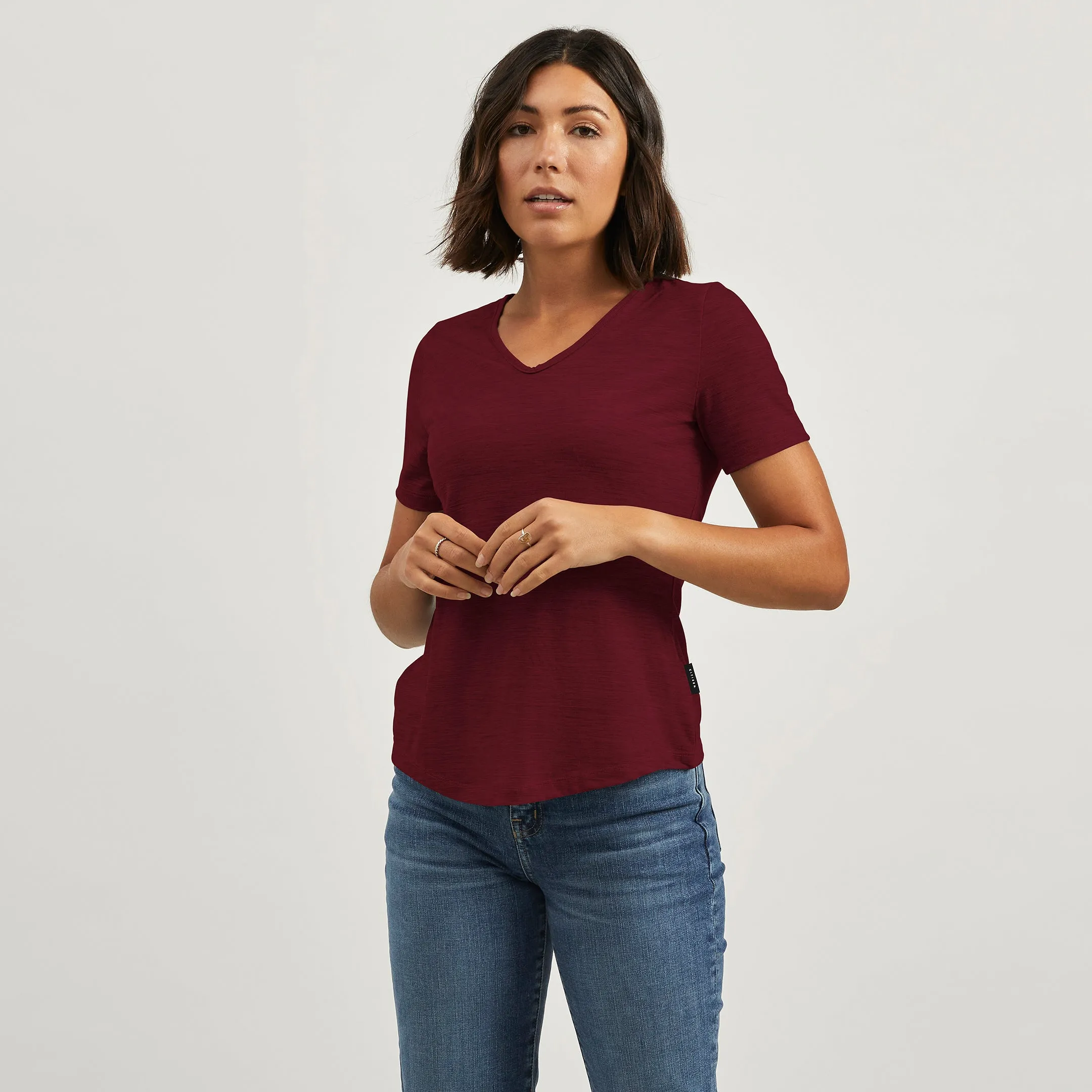 Active Wearable Merino V-Neck Tee