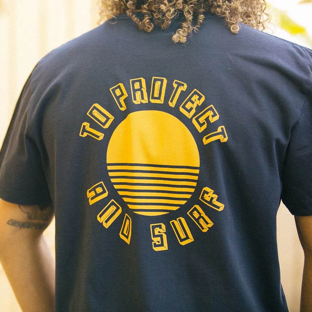 Fashion Top Protector Badge Pocket Tee