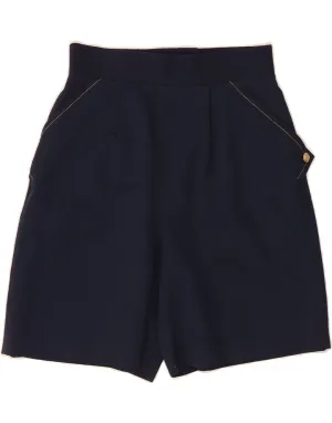 Reinforced Seams WITTY GIRL Womens Wide Leg Casual Shorts IT 42 Medium W26 Navy Blue