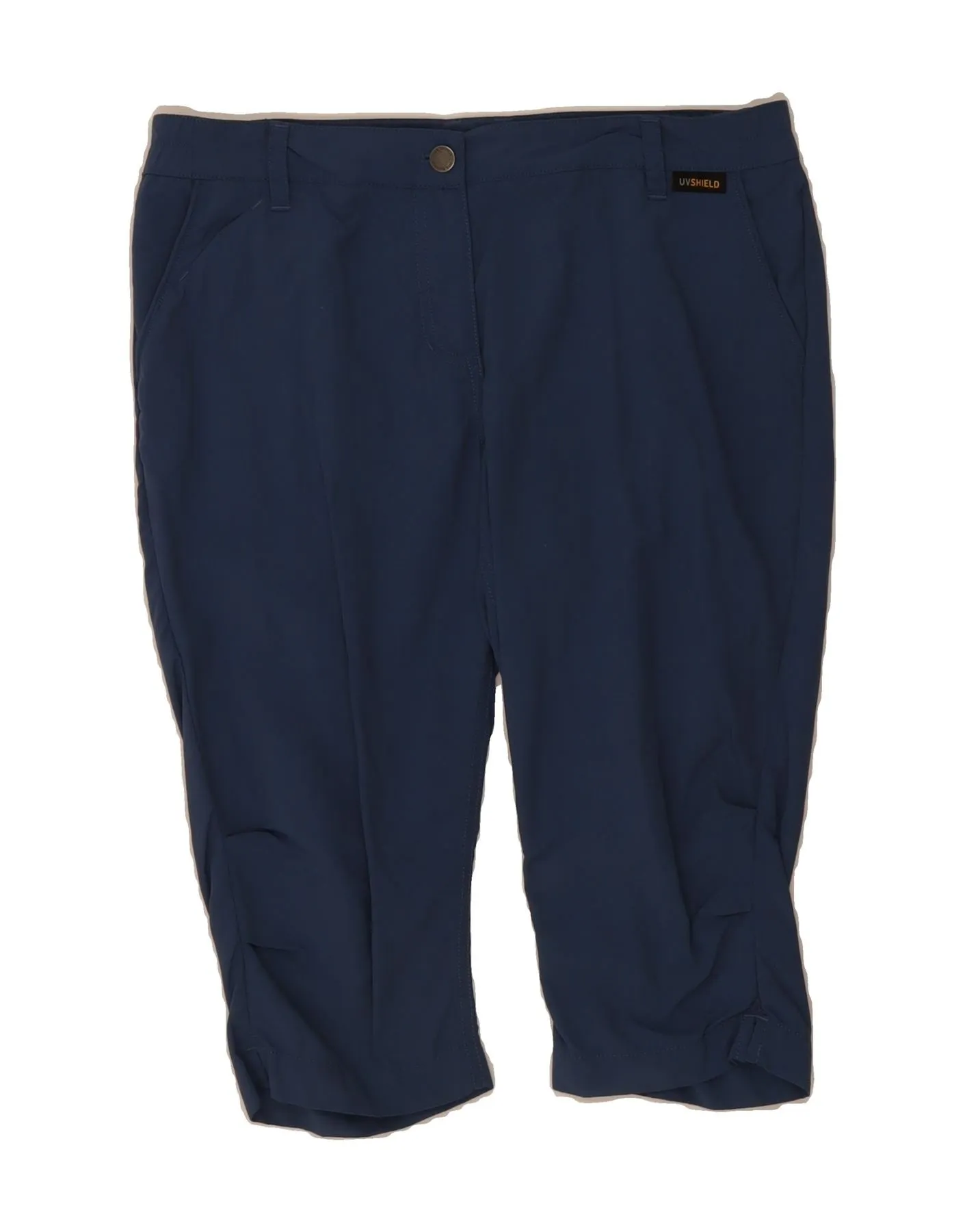 JACK WOLFSKIN Womens Bermuda Shorts UK 8 Small W32  Blue Polyamide Multi Functional Pockets Subtle design