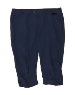JACK WOLFSKIN Womens Bermuda Shorts UK 8 Small W32  Blue Polyamide Multi Functional Pockets Subtle design