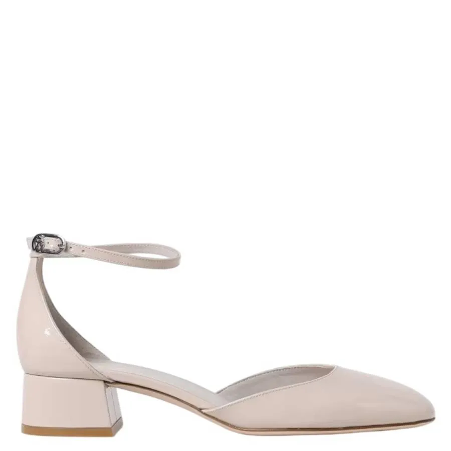 Minimalist Heels Stuart Weitzman Bria 35 Block Heel Pumps