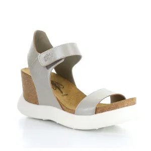 Sophisticated Pumps Smooth Surface Women's Gogo Sandals In Silver