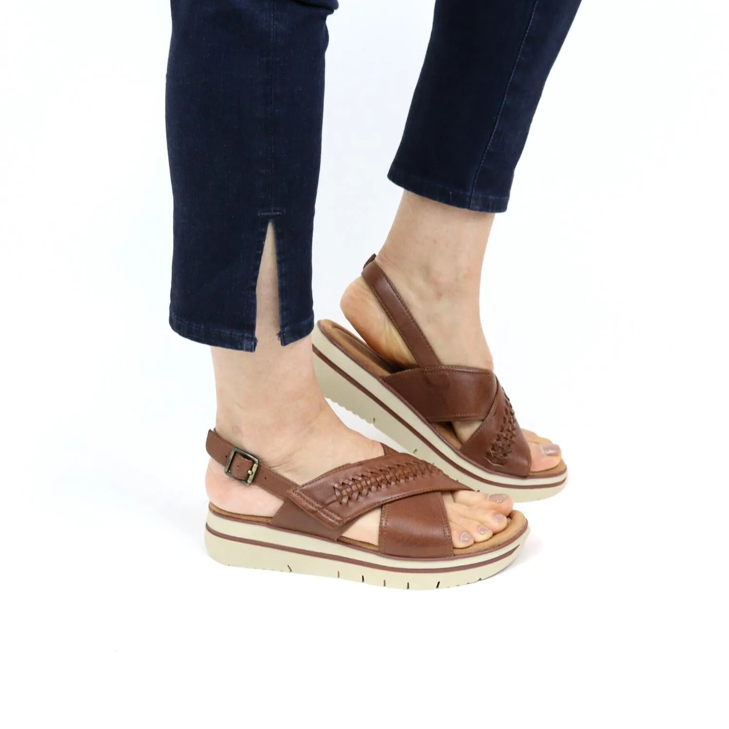 Women's Aidan Platforms In Cuoio Pebble Night Out