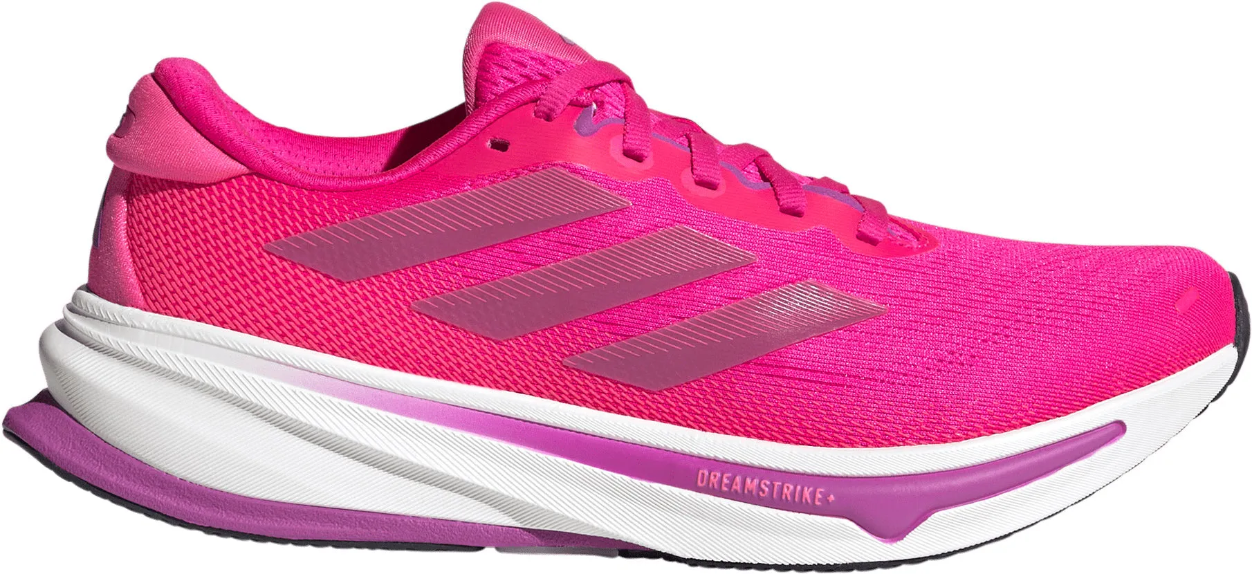 Slip Resistant Treads running during a foggy day adidas Supernova Rise 2 Womens Running Shoes - Pink