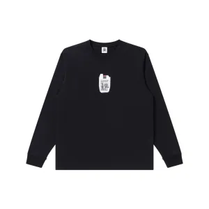 Feminine Fit PACK IN THE POCKET L/S TEE BLACK