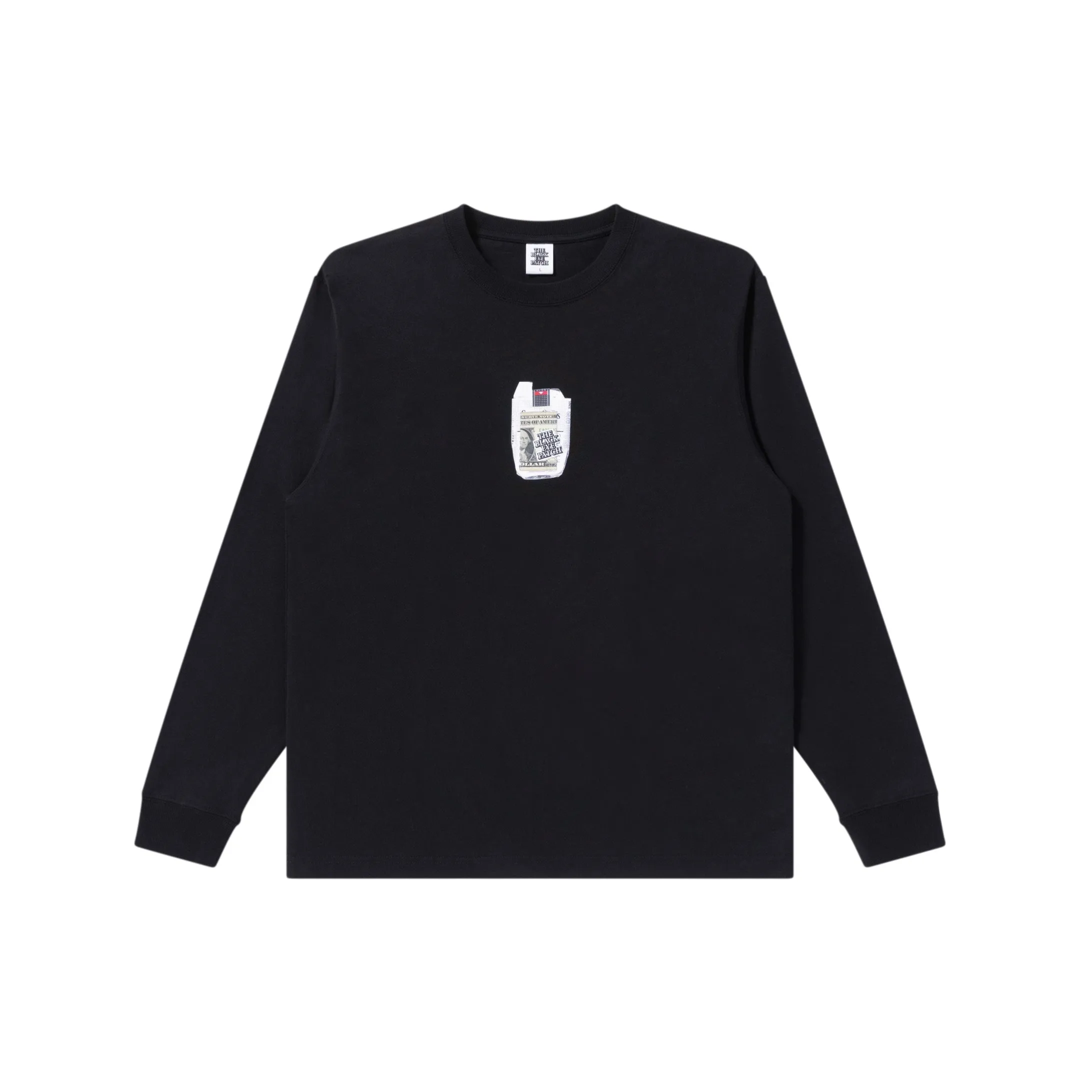 Feminine Fit PACK IN THE POCKET L/S TEE BLACK