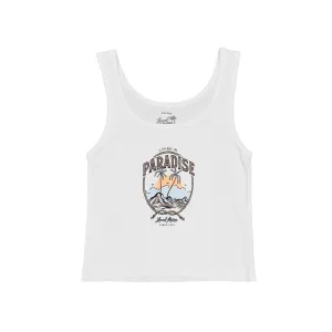 PARADISE RAW EDGE TANK TOP UV Shield Street Coolness