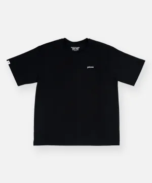 Stretchable Armholes Layered Shoulder Design Planes Script Weld Heavyweight Oversized Tee