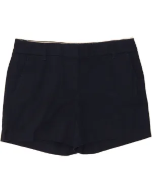 Bold Prints J. CREW Womens Chino Shorts US 10 Large W32  Navy Blue Cotton