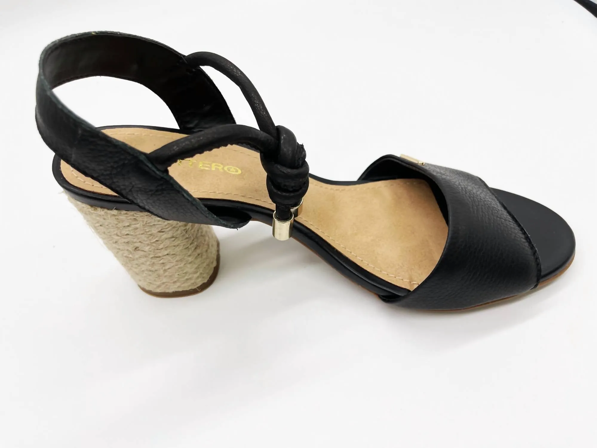 Verano Weaved Rope In Black Stretchable