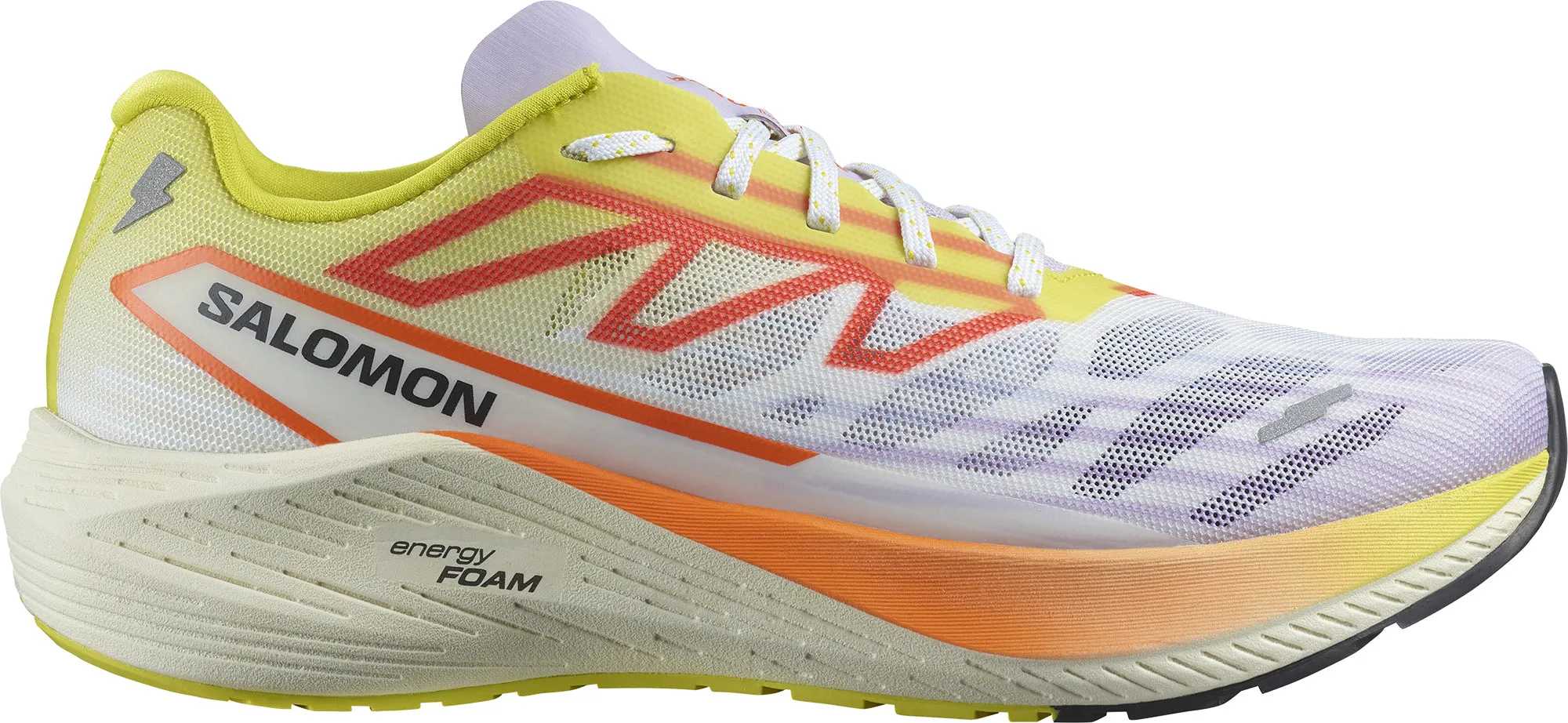 Salomon Aero Volt 2 Womens Running Shoes - White Cooling Ventilation Channels Dynamic Arch Propulsion