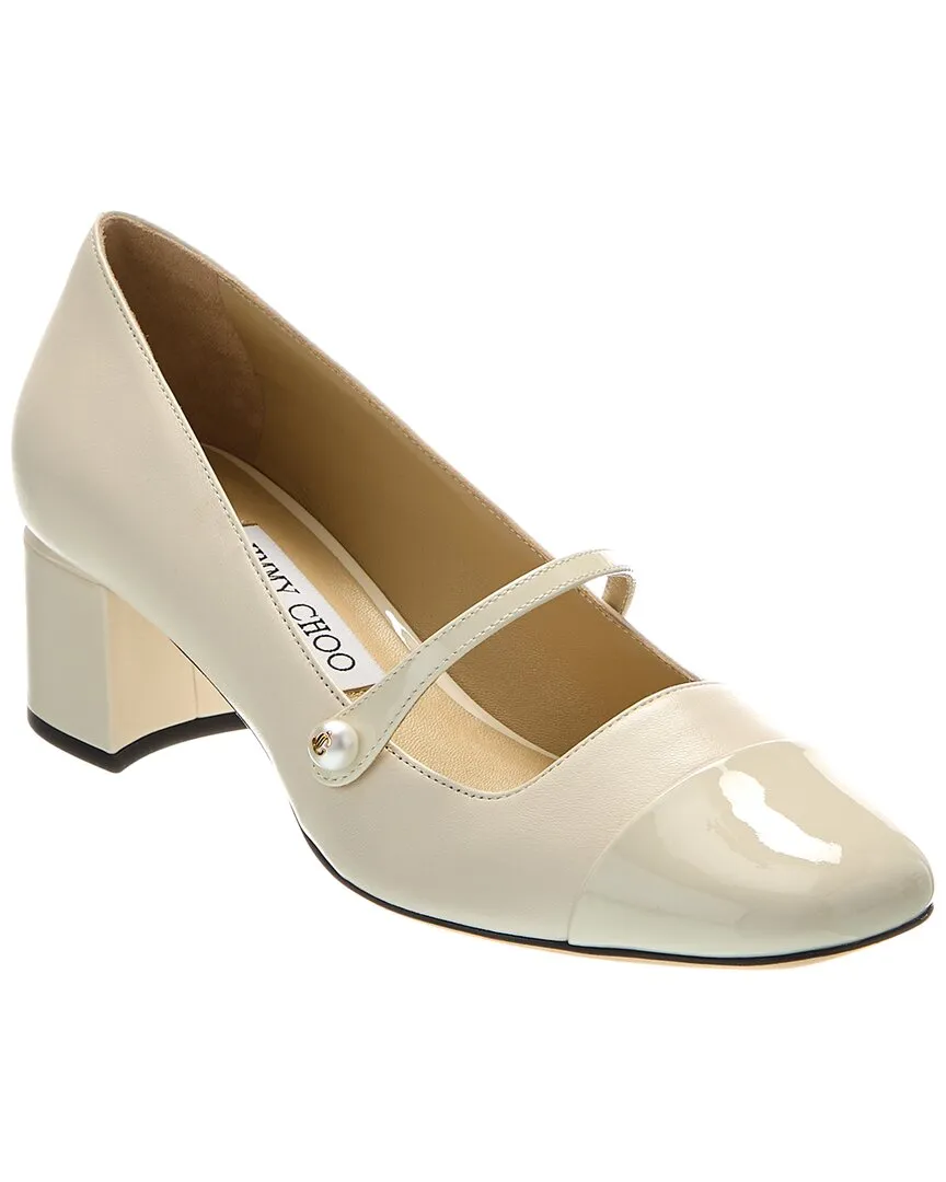 Comfortable Shoes Elegant Boots Jimmy Choo Elisa 45 Leather & Patent Pump