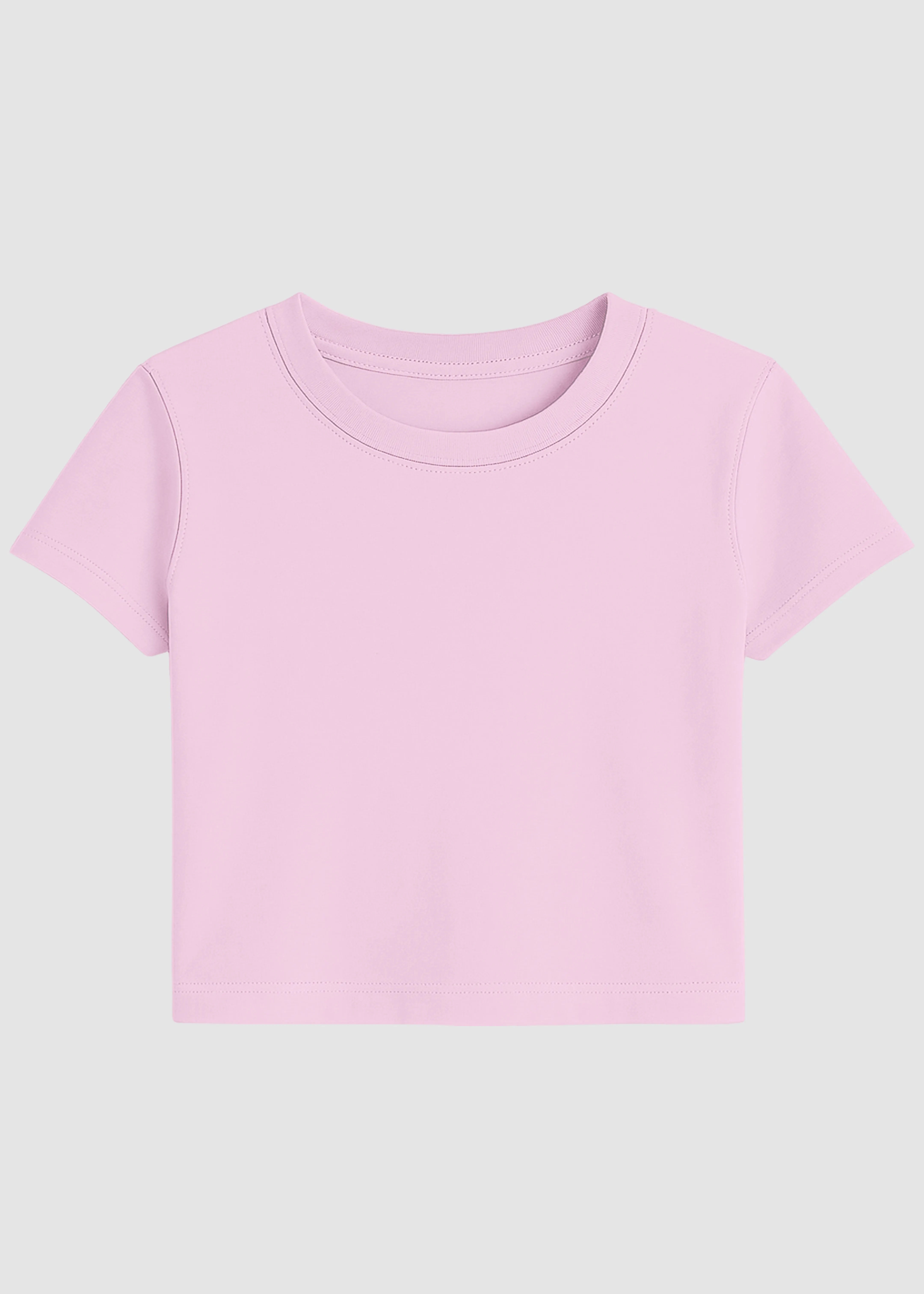 Light Baby Pink Crop Top | FC39 Cozy Apparel Quick Dry Fabric