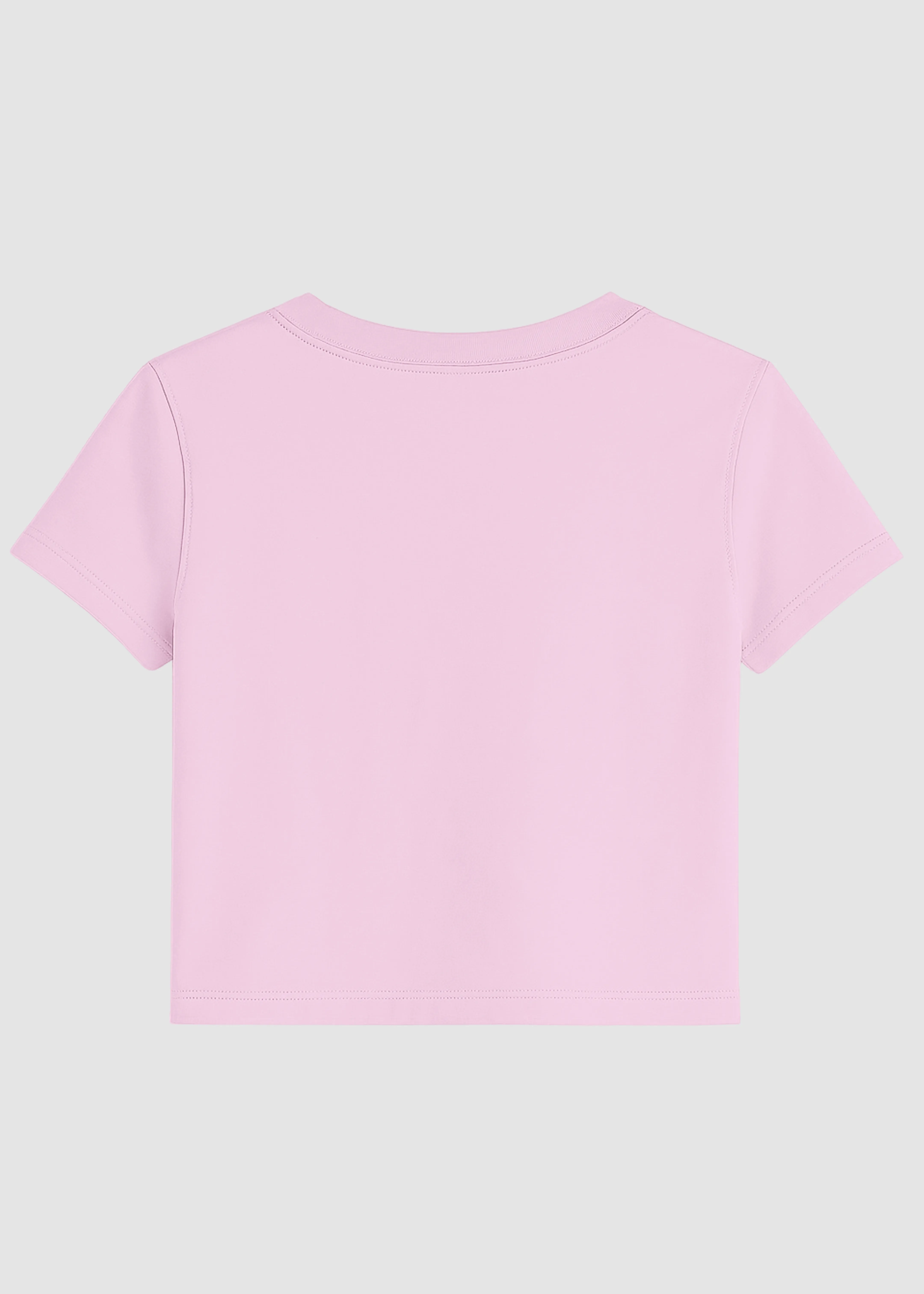 Essential Top Light Baby Pink Crop Top | FC39