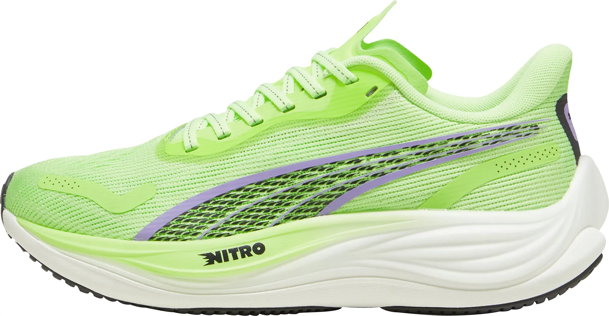 Puma Velocity Nitro 3 Womens Running Shoes - Green multi - sport shoes mobility improvement