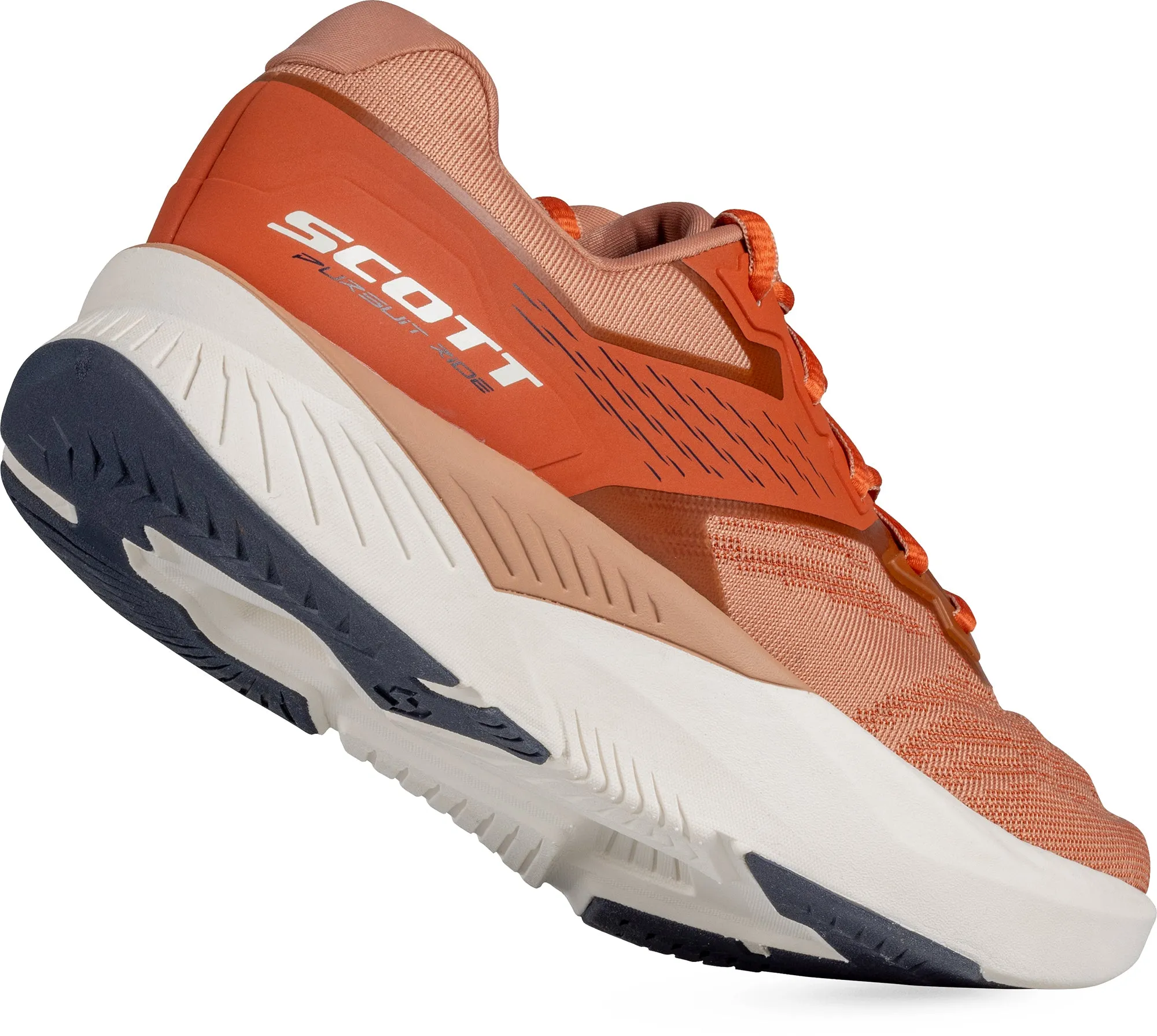 Tension Adjustment Laces American football shoes Scott Pursuit Ride Womens Running Shoes - Orange